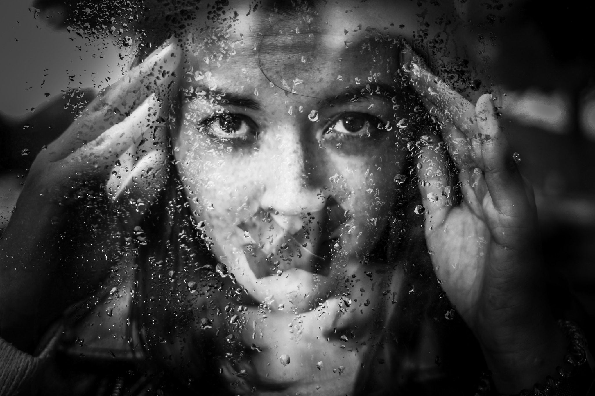 Photographie de l’exposition Derrière la vitre